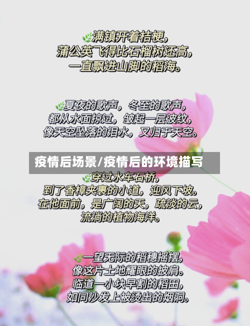 疫情后场景/疫情后的环境描写-第2张图片