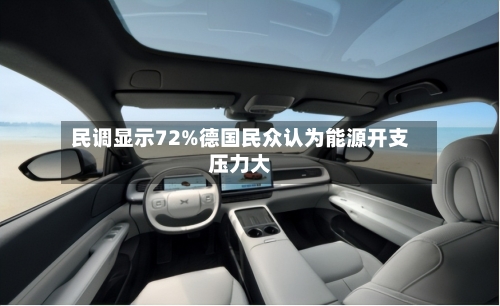 民调显示72%德国民众认为能源开支压力大-第1张图片
