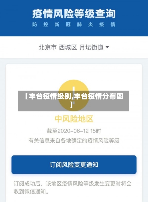 【丰台疫情级别,丰台疫情分布图】-第3张图片