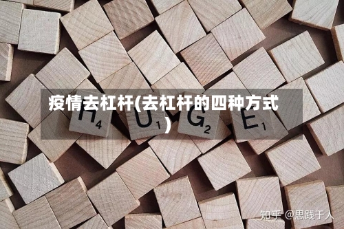 疫情去杠杆(去杠杆的四种方式)-第1张图片