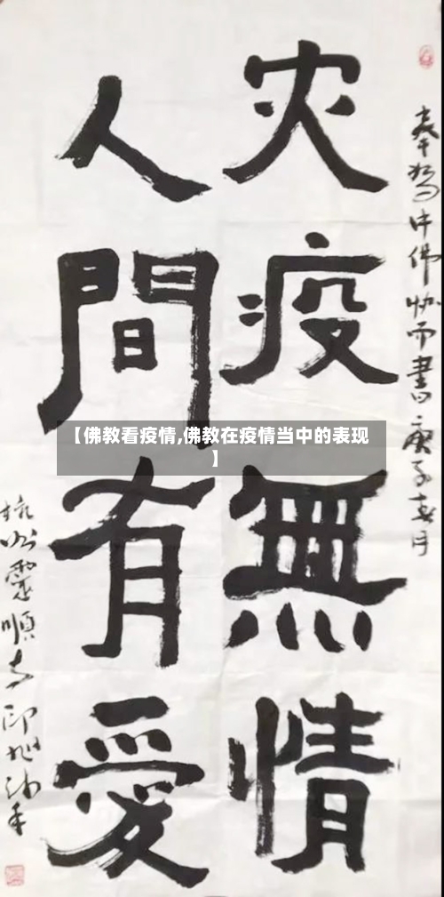 【佛教看疫情,佛教在疫情当中的表现】-第2张图片