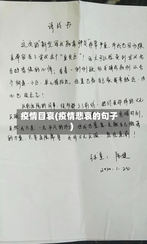 疫情目哀(疫情悲哀的句子)-第1张图片